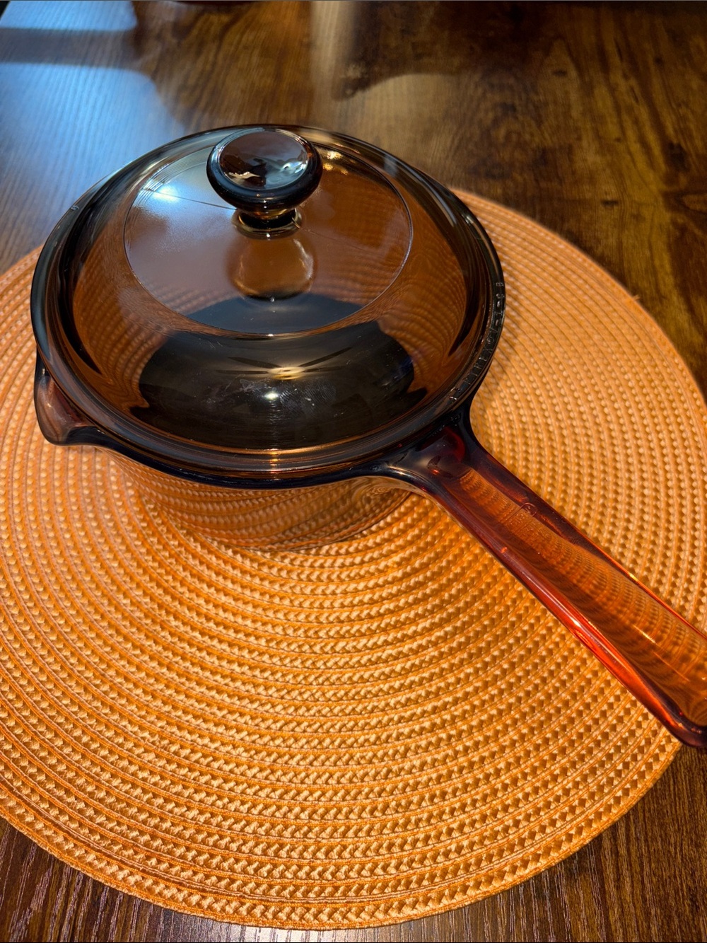 Vintage Vision Corningware 1 Liter Non-Stick bottom Saucepan with Lid
